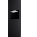 Bobrick B-3803.MBLK Combination Paper Towel Dispenser/Waste Receptacle